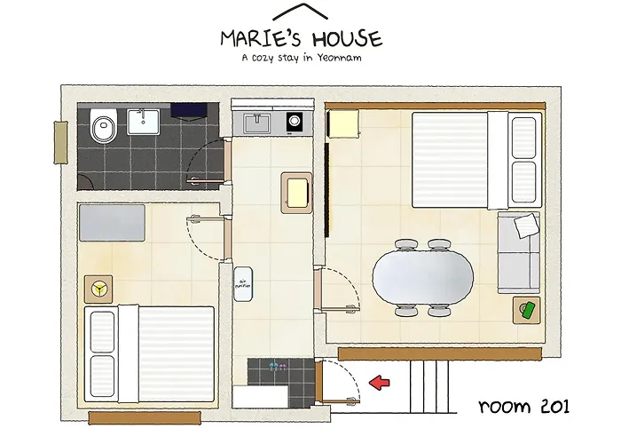 Marie\'S House 201 Hongdae